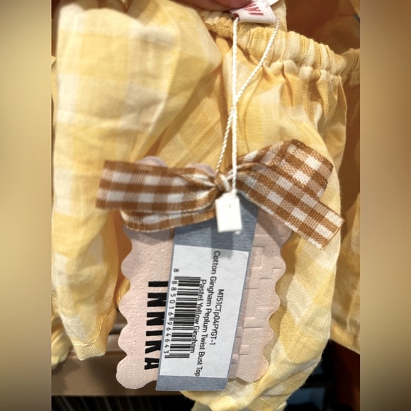 Innika Choo Peplum Twist Blouse Size 1 Small NWT - Picture 10 of 11